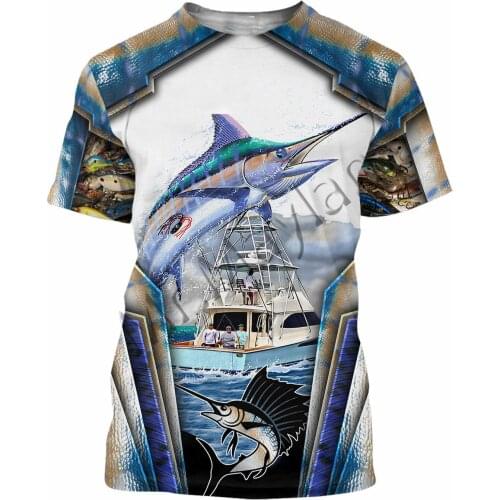 Summer Fashion Animal Shark Yachting Posters Angling Art/Fine America 3D Print Men/Women Leisure T-shirt Beach Shorts Tank S-237