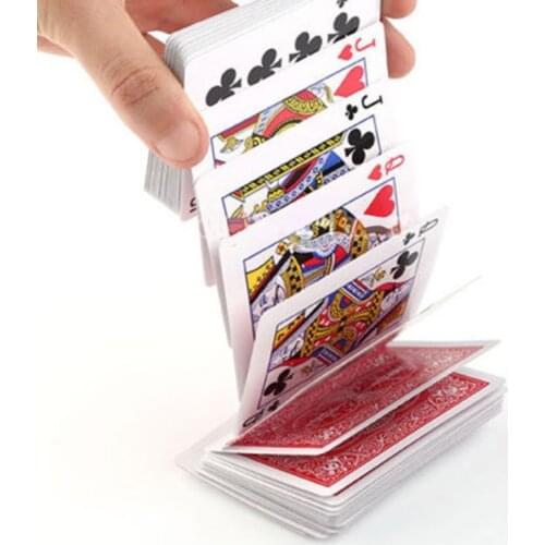 Mayitr Playing Card Electric Deck Of Cards Prank Trick Prop Poker Acrobatics Waterfall Card props Trick Tool