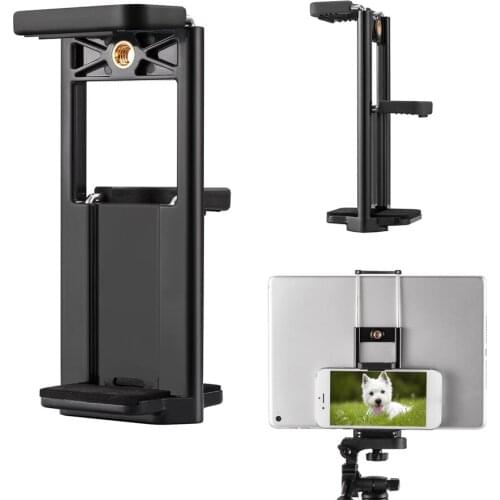 Multifunction Dual-use Phone Clamp Clip Selfie Stick Accessory Camera Tripod Holder Phone Stand Mount Adapter