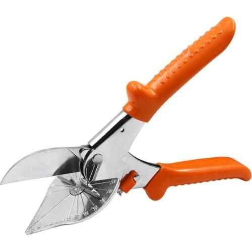 Non-slip Multi Angle Shear Cutter Shear Hand Tool Cuts 45-135 Degree Miter Snips Gasket Trim Shears Scissors for Cutting