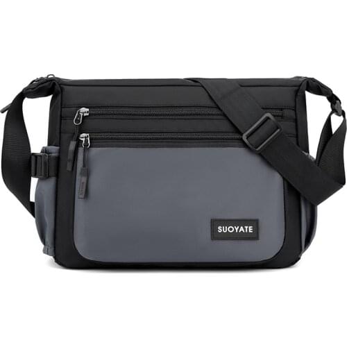 New Fashion Nylon Men Shoulder Bag Messenger Bags Male Vintage Handbag Boy Casual Crossbody Bags Mens Laptop Travel Bags Hot