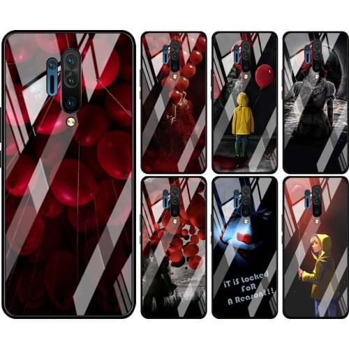 Tempered Glass Hot New Shell Luxury Cover Stephen King Pennywise For Oneplus 7 7T 8 Z 8 8T 9 9R Nord PRO 5G Phone Case