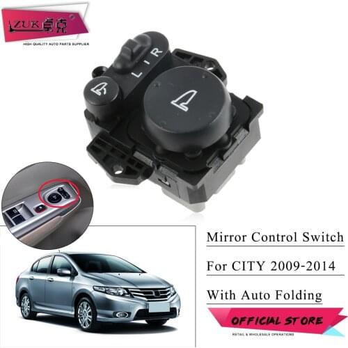 ZUK Genuine Rearview Mirror Remote Control Switch For HONDA CITY GM2 GM3 2009 2010 2011 2012 2013 2014 OEM:35190-TM0-Z01