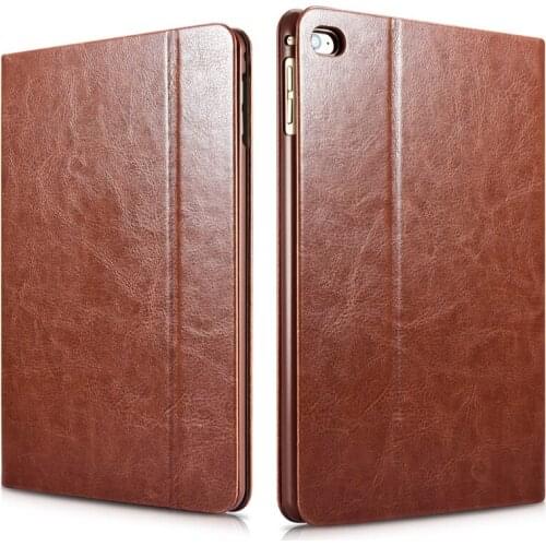 XOOMZ Luxury Retro Business PU Leather Foldable Stand Shockproof Magnetic Protective Case Cover For Apple iPad mini4 7.9"