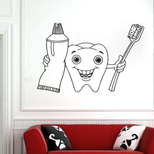 Dental Clinic Quote Wall Decal Dentist Smile Dental Wall Stickers Teeth clinic Vinyl Removable Tooth Clinic Decor Mural X740