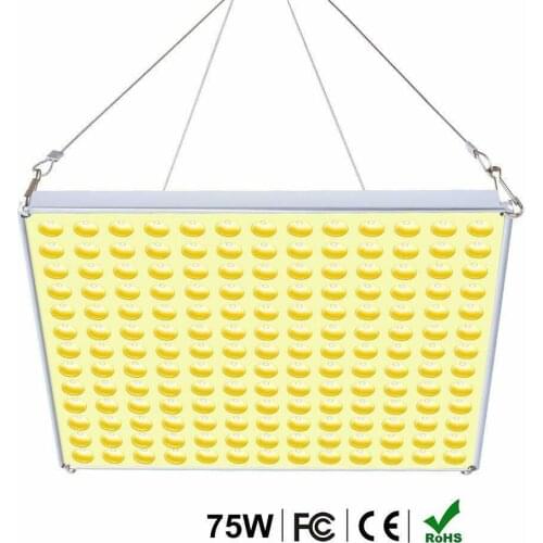Led Grow Light 75W Full Spectrum Plant Lamp Sunlight Seeding&Veg&Bloosom Stages for Greenhouse Indoor Tent Plant Growth