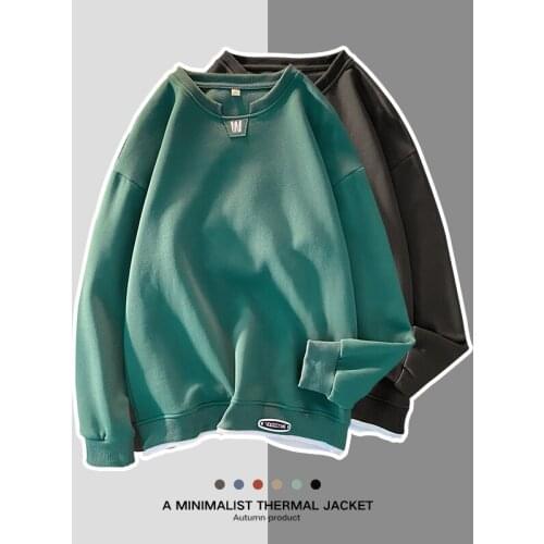 LISM 2021 Mens Crewneck Sweatshirt Autumn Men Harajuku Oversized Sweatshirts Japanese Streetwear Hip Hop Hoody Men Casual Hoodie