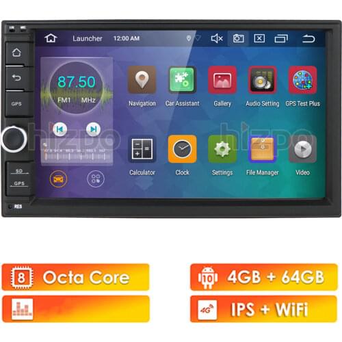 PX5 OCTA Core Android Double 2 Din 4G 64G Universal Car Radio GPS Bluetooth WiFi Car Stereo Multimedia Player USB Head Unit
