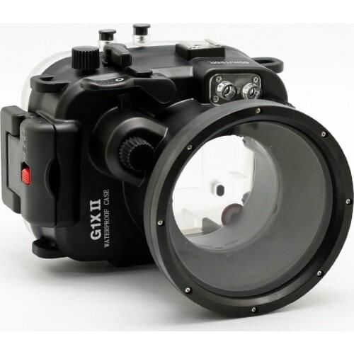 For Canon G1X II Powershot Meikon 40m/130ft Underwater Waterproof Camera Housing Case G1X Mark II