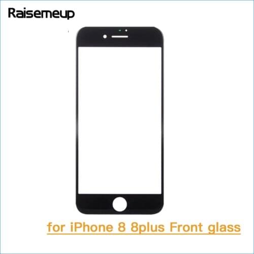 High Quality Front Screen Glass For iphone 8 8 plus Front Outer glass repair Replacement Parts for iphone 8p