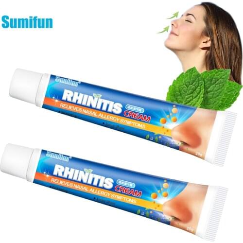 1/2Pcs Sumifun Mint Nasal Essential Oils Rhinitis Sinusitis Nasal Congestion Treatment Cream Natural Refresh Nose Cold Cool