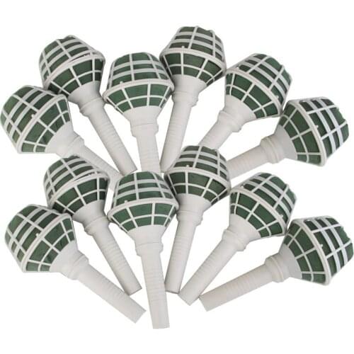 12 Pieces Floral Foam Oasis Bouquet Posy Holder for Wedding Bridal Flower DIY