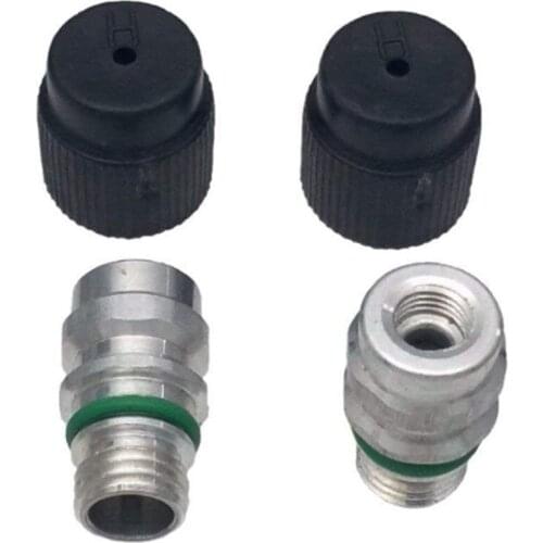5 Count) M12x1.5 Male High Side A/C Charge Port Valve Includes Caps For MT0105,800-955, 59946,GM 52458184, 15-5438