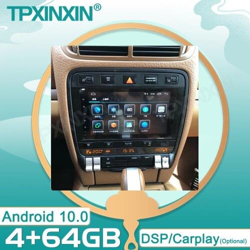 For Porsche Cayenne 2002-2010 S GTS Android Auto Autoradio Carplay Car Multimedia Player Radio Coche Con Bluetooth 1 Din Gps Dab