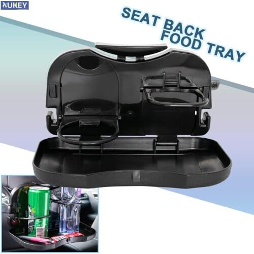 Car Tray Holder Stand Rear Seat Food Water Cup Drink Holder Bottle Travel Mount Accessories Folding Universal Meal Desk Table
