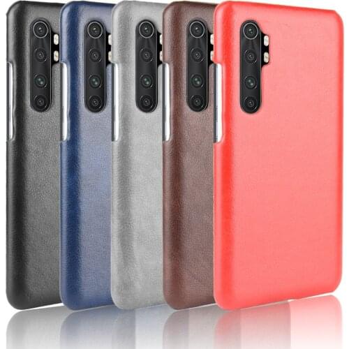 For Xiaomi Mi Note 10 Lite Case PU Leather Litchi Pattern Skin Hard Cover For Xiaomi Mi Note 10 Lite Note10 Lite Phone Bag Case