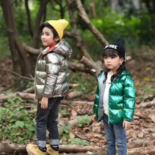 Kids Boys Girls Down & Parkas Unisex Tops Baby jacket for girls Outerwear Toddler warm winter clothes Children Snowwear 6 years