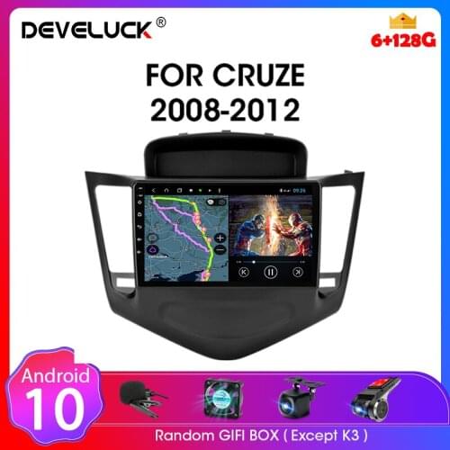 For Chevrolet Cruze 2008-2014 Android Radio Multimedia Video Player Navigation 2 Din DVD Stereo Head Unit speakers carplay audio