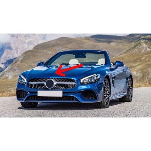 Mercedes r231 Bumper Star Emblem Front Hood Star Badge SL Class 2012-2020 Aftermarket A1298880116