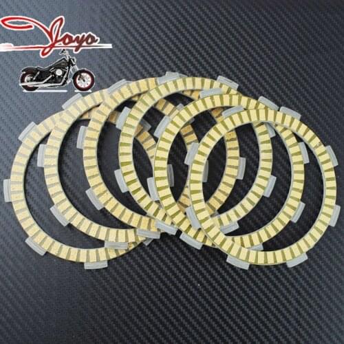 Motorcycle Paper-based Wet Clutch Friction Plates For Street/Dirt CB250 Hornet VT/VTR250 Magna CMX250 CR125 CRF150 KX80/85