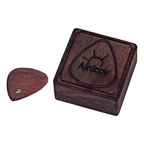 Guitar Picks Rosewood Storage Box Electric Guitar Picks Container Guitar Picks Container Display Box Guitar Accessories