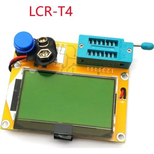 Mega328 M328 LCR-T4 12846 LCD Digital Transistor Tester Meter Backlight Diode Triode Capacitance ESR Meter MOS/PNP/NPN L