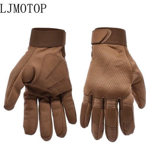 High Quality Breathable Motorcycle Full Finger Gloves Touch Screen Gloves For Kawasaki Z750 Z800 YAMAHA MT07 MT09 MT10 R1 R3