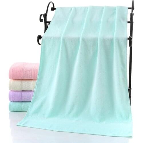 70*140cm Solid Color Household Towel Super Soft Cotton Bath Towel Absorbent Sports Gym towel