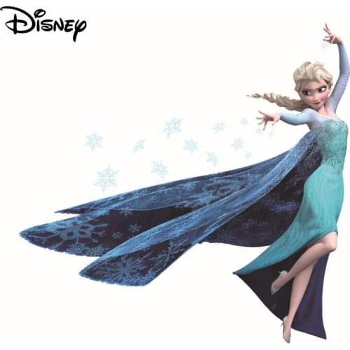 Disney new ice romance Aisha bedroom sticker fashion childrens room kindergarten removable stickers