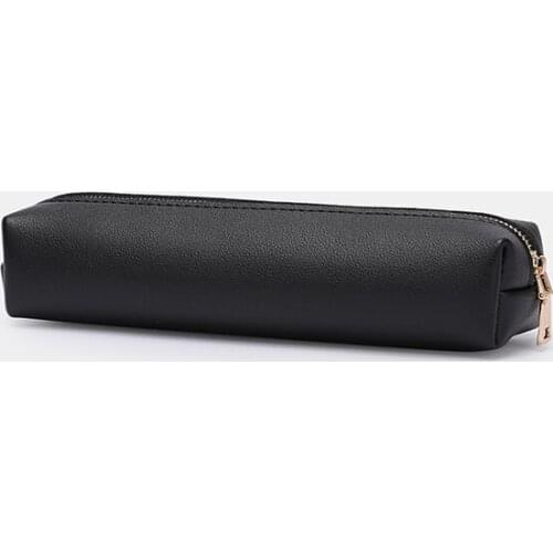 Pencil bag men and women simple ins personality students retro style literary simple Japanese style small fresh pure color