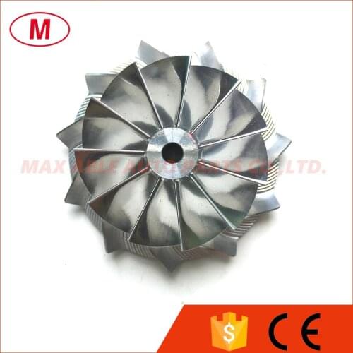 TD03 14T 39.55/51.00mm 11+0 blades Forward Turbo Billet Compressor wheel/Turbocharger Aluminum 2618/Milling compressor wheel