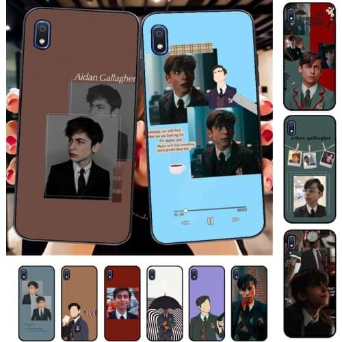 TOPLBPCS Aidan Gallagher Umbrella Academy Phone Case for Samsung A51 01 50 71 21S 70 31 40 30 10 20 S E 11 91 A7 A8 2018