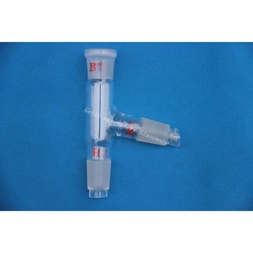 Three way adapter,24/29, 75 bend (Borosilicate Glass 3.3), distillation head
