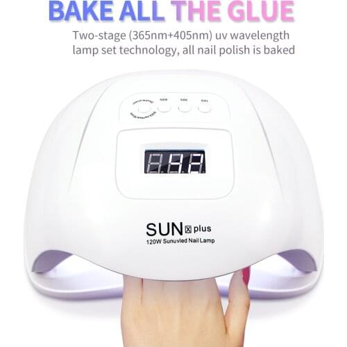 Nail-Lamp UV LED set dryer 120W For All Gels 36 LEDs Dryer Lamp Polish Sun Light Timer For Nail Dryer Machine Curing