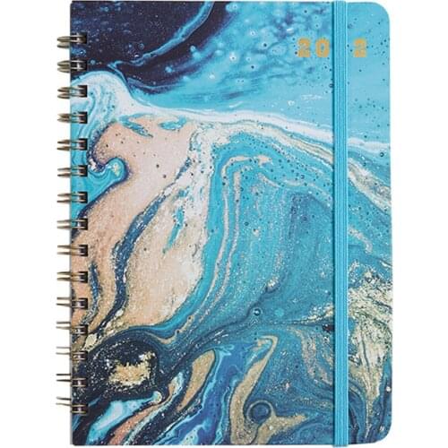 Student Notebooks Weekly Planner Calendar Diary Pocketbooks English Blue Office School Supplies A5 Plan Book