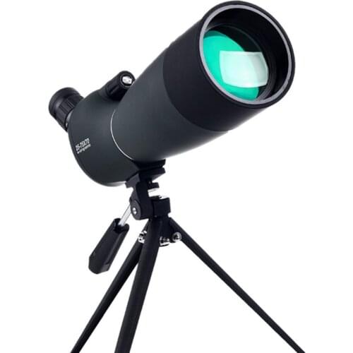 Spotting Scope SV28 Telescope Zoom 25-75X 70mm Waterproof Birdwatch Hunting Monocular & Universal Phone Adapter Mount Free ship