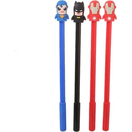 1pcs New Cartoon Gel Pen 0.5mm Cute Stationery Novelty Kawaii Pen Student Gel Pens Black Writing Pens Kawaii School Supplies