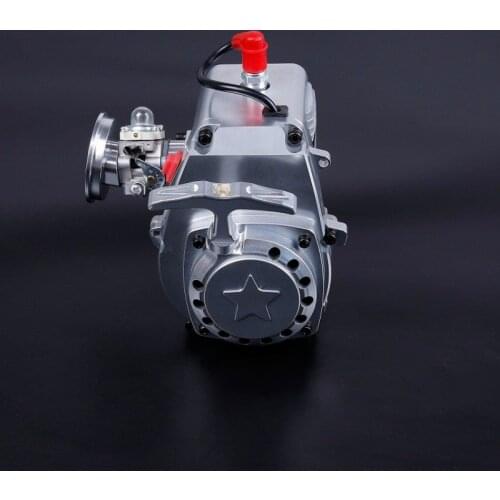 36cc 2 stroke gas 4-bolt cnc metal motor engine with Walbro and NGK Spark plug for 1/5 HPI rovan baja losi rc car parts