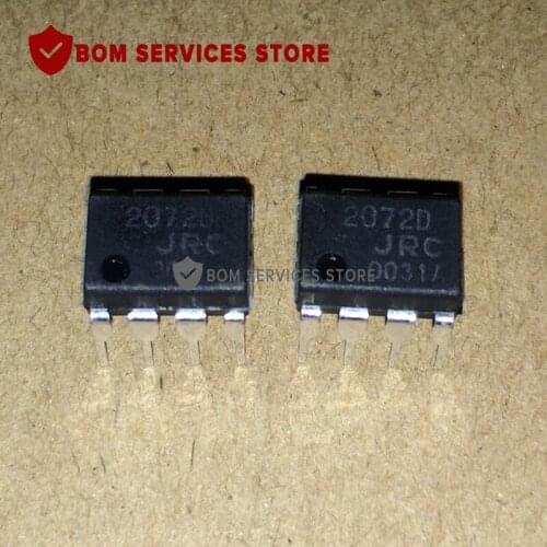 Fast Delivery 10pcs NJM2072D IC DIP in stock