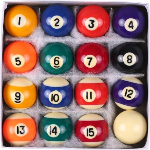 25MM / 32MM / 38MM Children Billiards Table Balls Set Snooker Small Pool Cue Balls Full Set Cue Ball Sports Entertainment