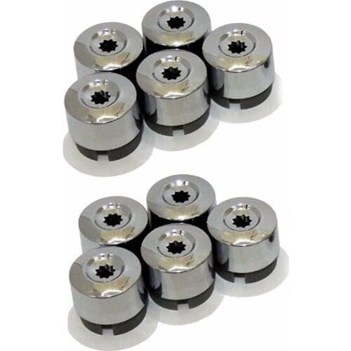 Wheel Lug Bolt Cap 7L6601173A (Set of 10pcs) For Volkswagen Touareg