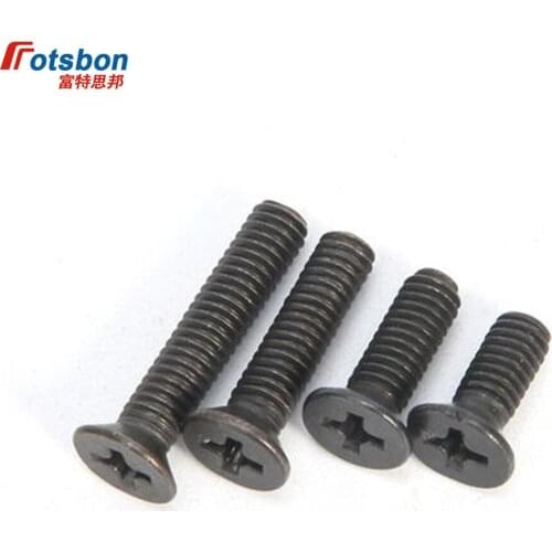 M4/M5/M6/M8 Cross Recessed Counters Flat Head Screw Electronic Phillip Tail Screws Vis Viti Parafuso PC Tornillos DIN965 ISO7046