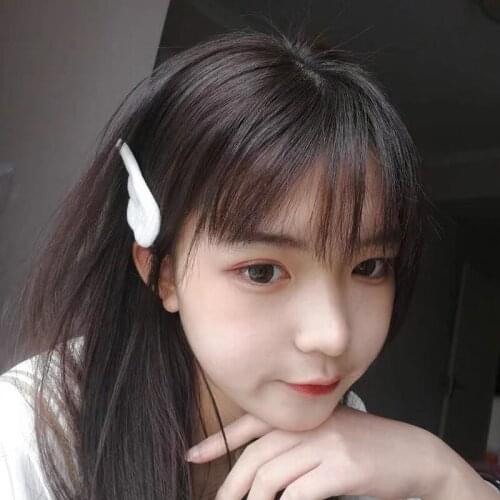 Cartoon Card Captor Sakura Angel Wings Hairpins Cute Plush Non Slip Bobby Pins Hair Clips Barrettes Headdress for Girls Toddlers