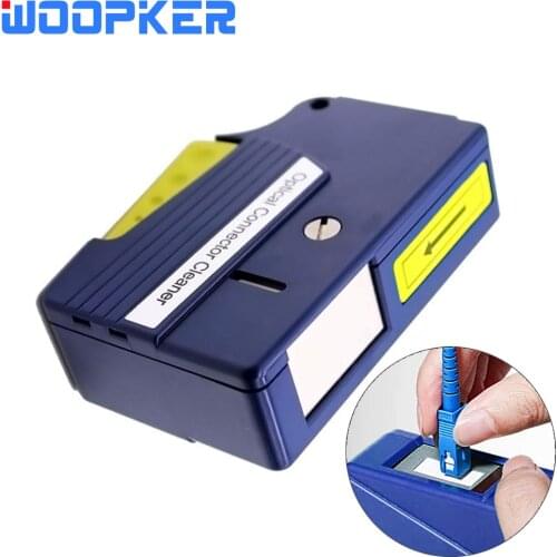 Optical Fiber Connector Cleaner Optic Conector Cassette Head Cleaning Tool Box for SC/ST/FC/LC