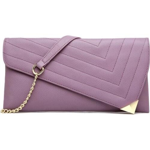 QB127 New Fashion Genuine leather handbag female Bag Satchel soft Leather Wallets Women Day Clutches