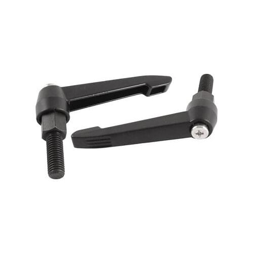 M12x30mm Thread 95mm Long Lever Lathe Machinery Adjustable Clamping Handle 2pcs