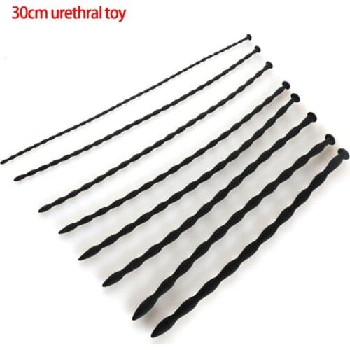 Silicone Urethral Plug Sound Dilator Urethra Catheter Stimulation Stick Insertion Expander Adult Sex Toys for Man