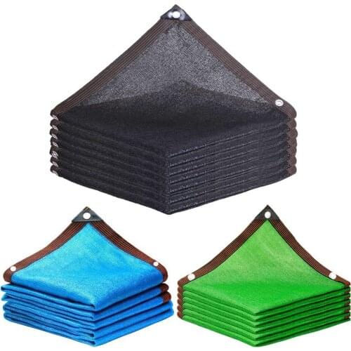 80x180/270/360cm Charcoal Gray Sunshade Net Home Terrace Balcony Privacy Safety Fence Net Beautiful Camping Yard Sail Awnings