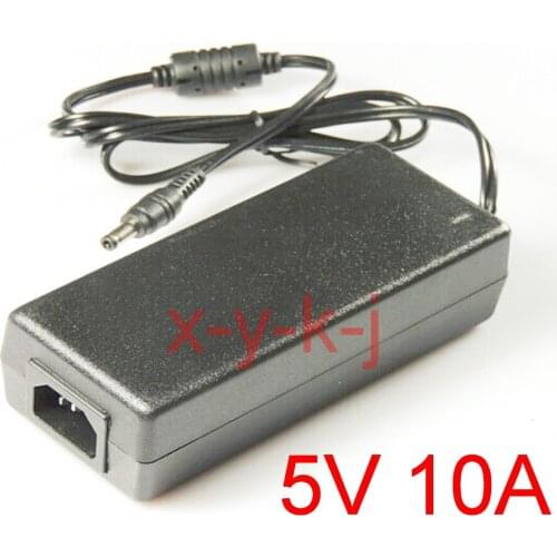20PCS High quality DC 5V 10A LED Power Supply For WS2812B WS2811 LPD8806 WS2801 LED Strip Light