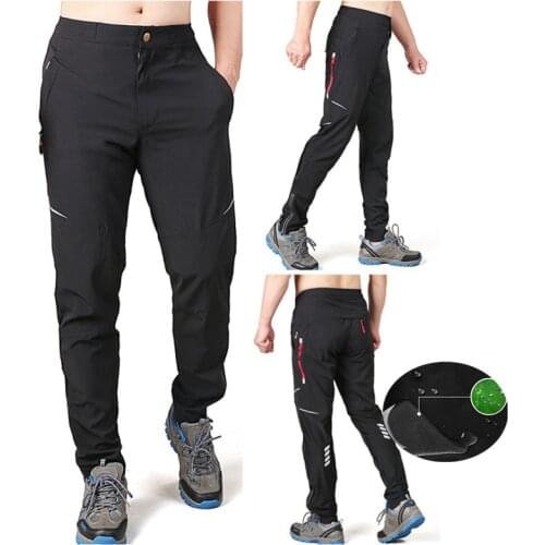 Outdoor Sport Hiking Pants Elastic Quick-drying Running Breathable Sunscreen Camping Trekking Cycling Ciclismo Reflective Pants